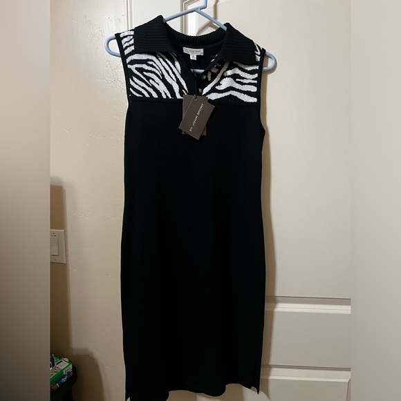 St John Sport wool and rayon petite dress - Picture 1 of 7